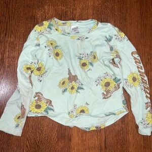 Carhartt Mint Green Floral Shirt